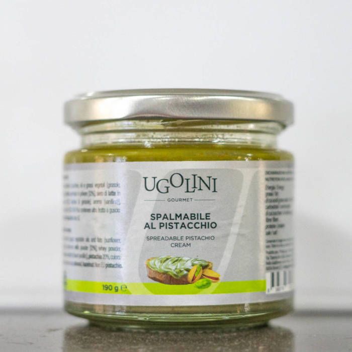 Lot de 6 – Creme pistache spalmabile au pistache “Gusto” 190 gr