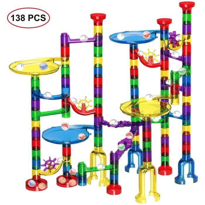 VEHICULE A CONSTRUIRE ENGIN TERRESTRE A CONSTRUIREVeatree Circuits de Billes - 154pcs Marble Run Toys, Jouets Toboggan à413