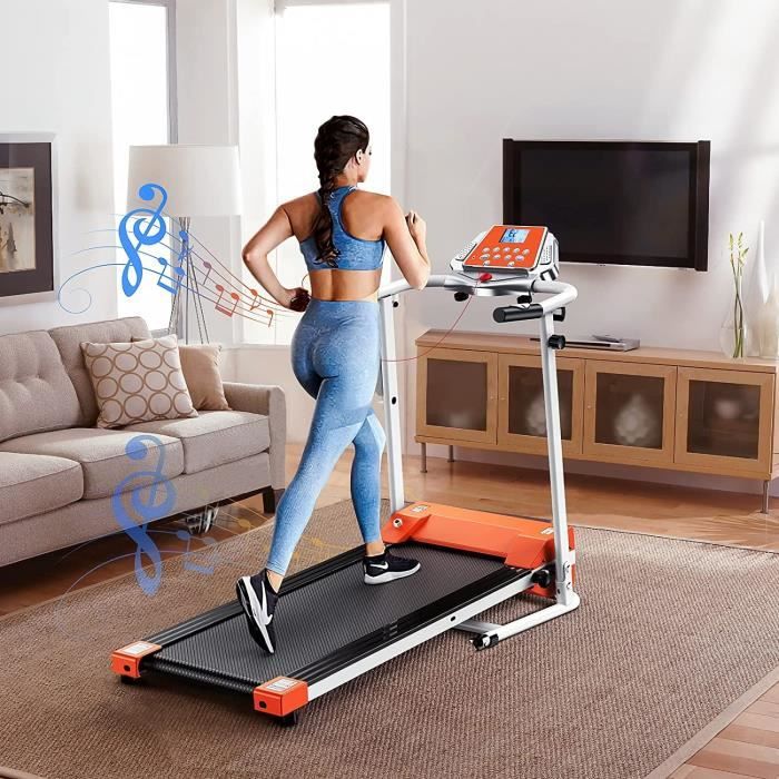 Tapis de course - Pliable - Ecran LED - 12 Programmes - 10 km