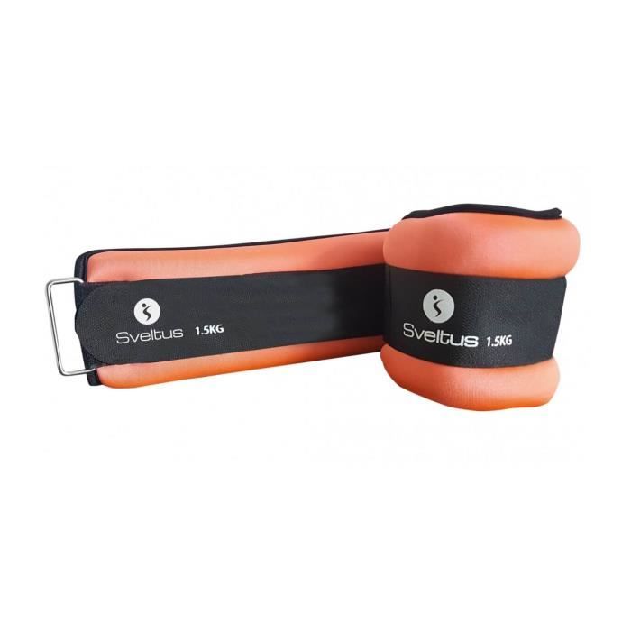 SVELTUS - Bracelets Lesté Lycra 1.5 kg (lpaire)