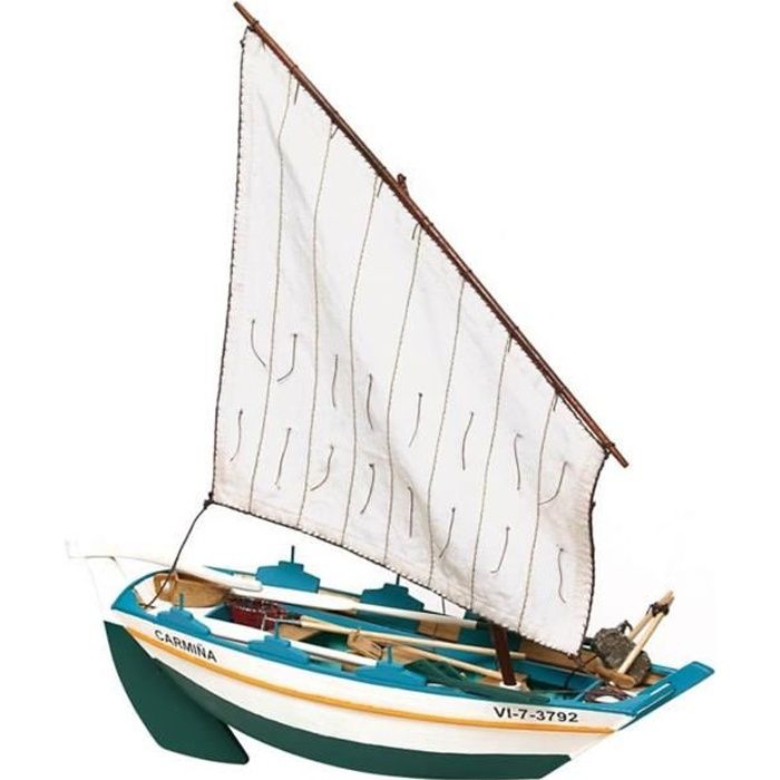 Maquette de bateau en bois : Gamela Carmina Coloris Unique