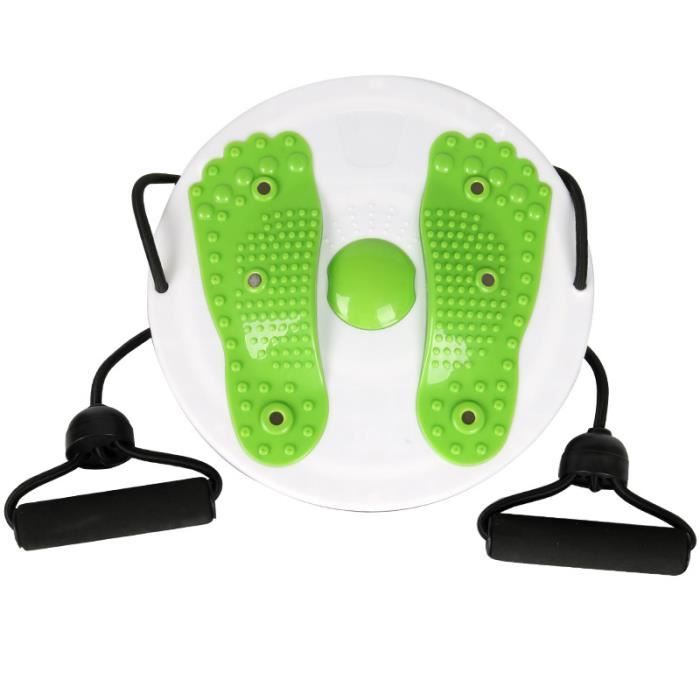 Twister Plate Twist Board Aimant Plate Twist Disk Fitness Twist Taille Wriggle Plate Foot Massage Disc vert