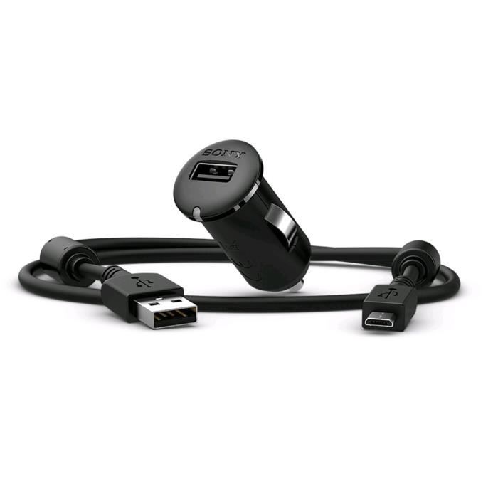 Sony Ericsson An401 Chargeur voiture & Câble Micro USB