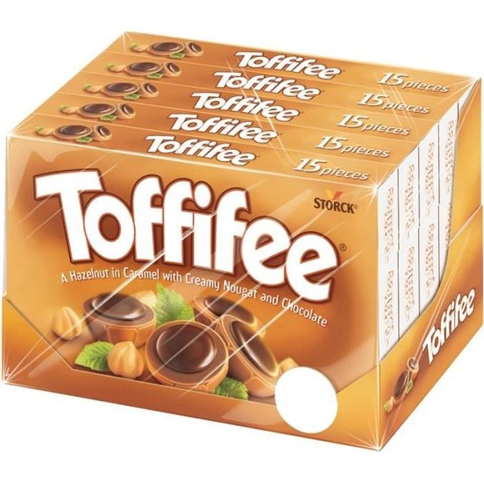 Storck Toffifee, praliné, chocolat, 5 packs de 125gr