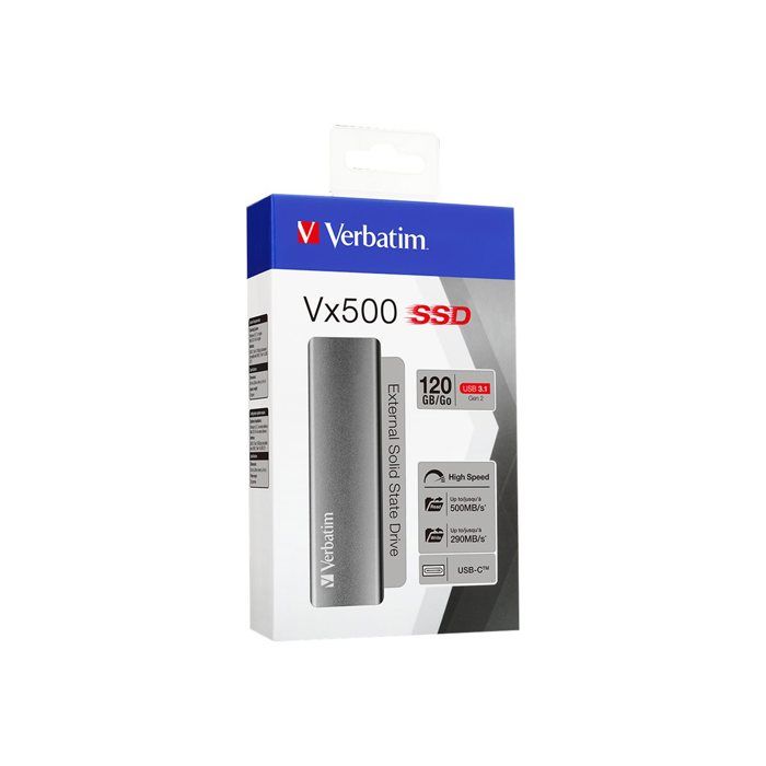 VERBATIM Disque SSD Verbatim VX500 External SSD USB 3.1 G2 4