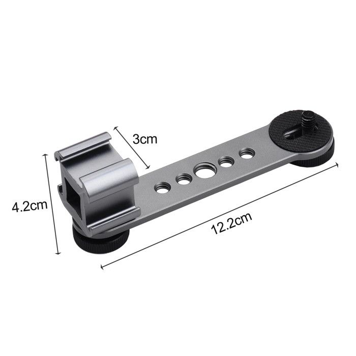 6 Adaptateurs Cold Shoe Montage Appareil Photo - Filetage Trépied 1/4" - Pour Flash, Micro
