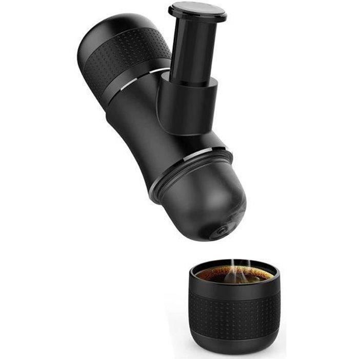 Machine à café expresso portable - YYV - Mini machine à café - Noir - Camping - Voyage