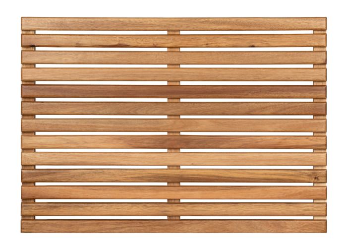 Tapis De Douche WENKO Caillebotis Gris – Anti-Dérapant Et Drainant 55x55 Cm