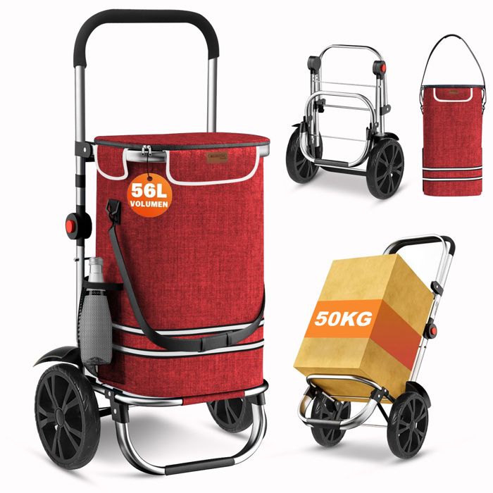 Chariot Pliable Sac De Course A Roulette Pliable Chariot De