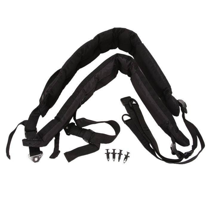 Kit De 12 Sangles D'attache Pour Housse De Bateau - Noires - Avec Boucles Inox - Modèle 78941