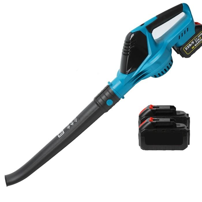 Souffleur à Feuilles Sans Fil 21V Avec Batterie Et Chargeur 3 8m³/Min Pour lentretien De la Pelouse Et Refoulement De la Neige