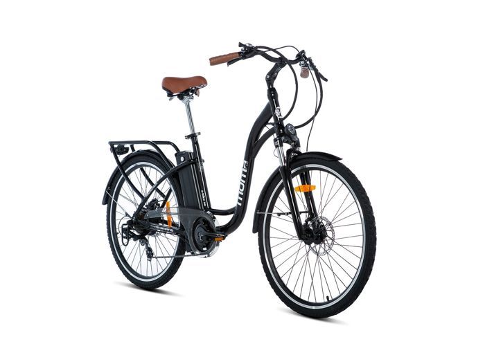 Moma bikes - Vélo Electrique de ville 28 - Bat. 36V 16Ah - Autonomie Max 80km - SHIMANO 7vitesses - Freins Hydrau -Reconditionné - Moma Bikes