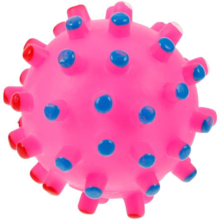 Meilleurs prix pour Jouets pour animaux de compagnie pour chat et chien - Balle à mâcher colorée - Jouet sonore couineur (couleur aléatoire)