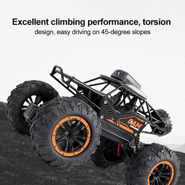 SURENHAP Voiture télécommandée Télécommande à 2 4 GHz RC RC WiFi Camera Alloy Off Road Truck High Speed Fast jouets talkie-walkie