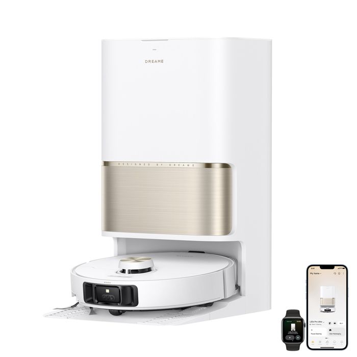 Dreame L50s Pro Ultra - Robot aspirateur Laveur 30kPa 100h de vidage Automatique Nettoyage des serpillières à Haute température - Dreame