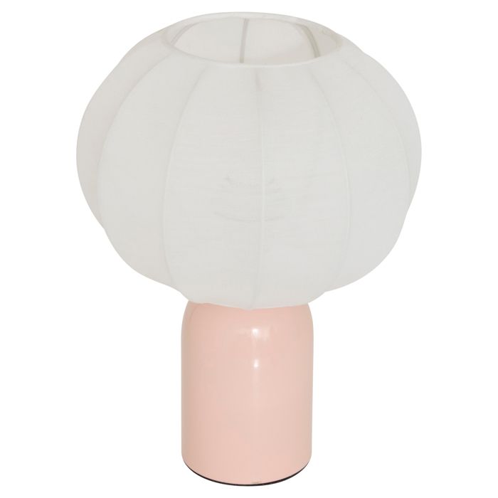 Lampe à poser en acier design moderne Rose 25x25x33 cm