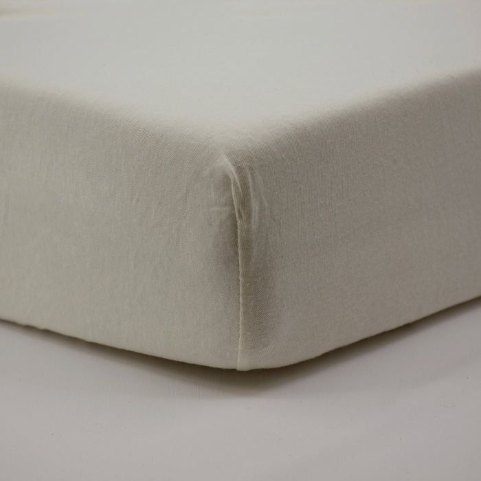 Babycalin - Drap-housse bébé 45x85 cm - Drap housse berceau - Uni Jersey Écru