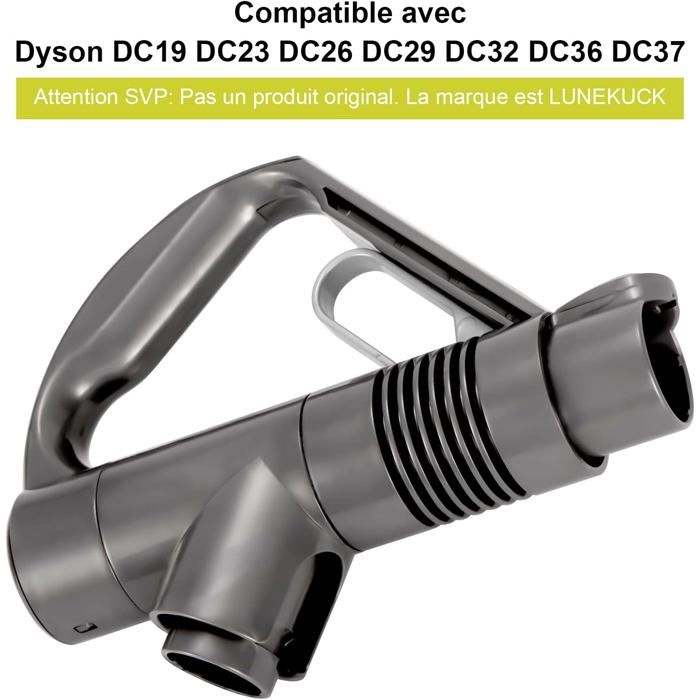 Accessoire Aspirateur Poignée Compatible avec Dyson DC19 DC23 DC26 DC29 DC32 DC33C DC36 DC37 DC46 DC52 Piece Detache