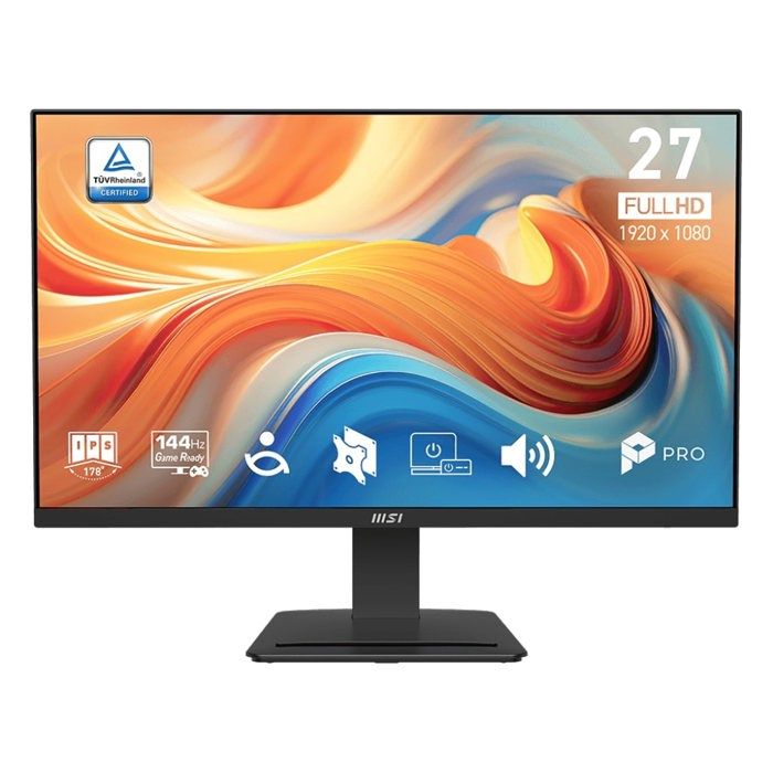 Écran PC MSI Pro MP273 E14A 27 Full HD 144Hz IPS FreeSync Haut parleurs 1ms - vue 2