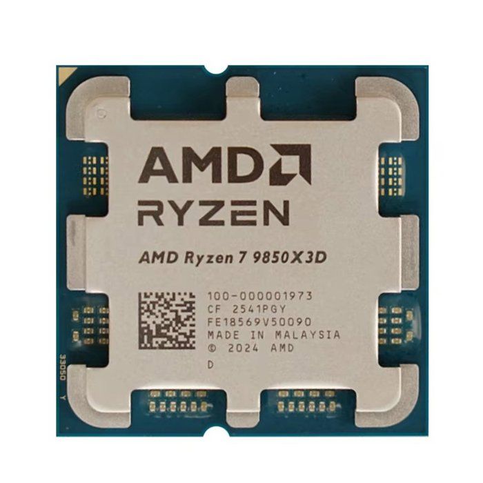 AMD Ryzen 7 9850X3D - Processeur 8 Cœurs / 16 Threads - 56 GHz - 96 Mo 3D V-Cache - Version Tray