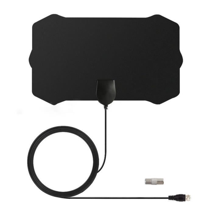 Antenne TV Intérieur Extérieur 360° Numérique 4K - Portée 900 Km Smart TV HD