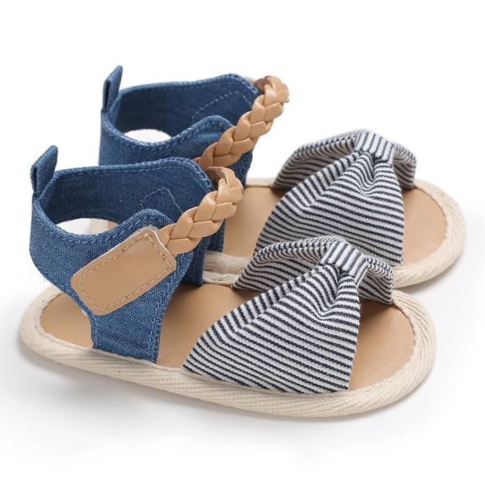 Chaussures Bébé Fille Morbuy - Souples, Antidérapantes, Dentelle Fleur, Pour Premiers Pas Et été - 3