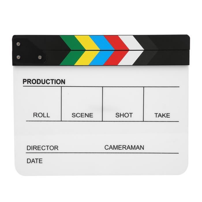 Réveil Digital Clap De Cinéma Réalisateur - Original Et Déco - Neuf