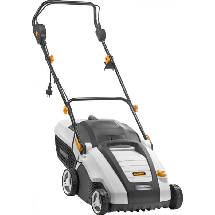 Alpina électrique scarificateur pour pelouse SC 1.5 E 1500 W travail largeur 38 cm