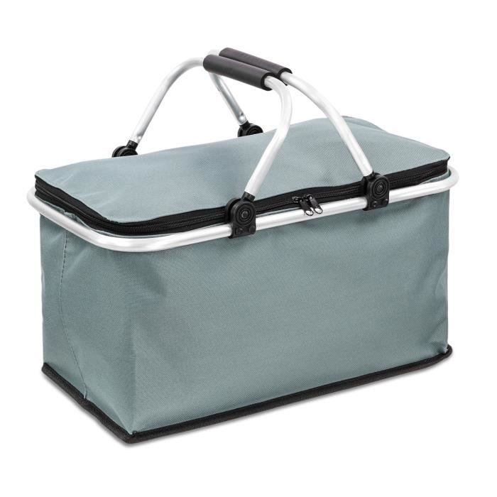 VGEBY Panier Pique-nique Panier De Pique-nique Pliable Moyen Style Japonais Poignée Portable