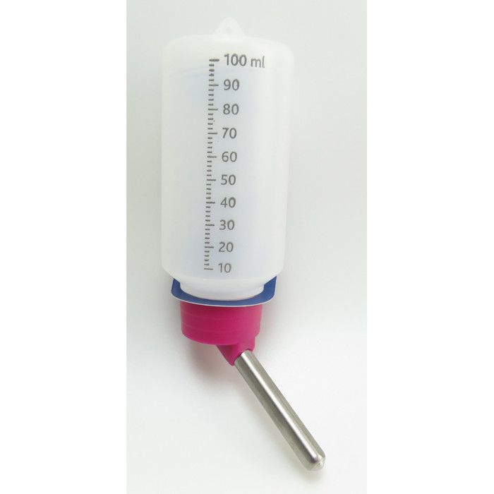 Comparer les prix de Biberon - ANIMALLPARADISE - 100 ml - Plastique - Support Métal - Couleurs Aléatoires