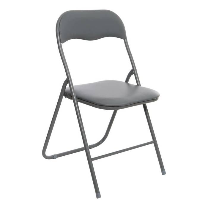 Chaise pliante gris clair - 5five Chaise pliante gris clair - 5five