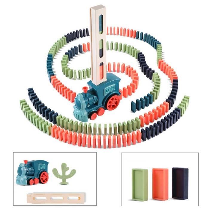 Train Domino Automatique UCAMP - 200 Dominos, Lumières Et Musique, Pour Enfants 3-8 Ans
