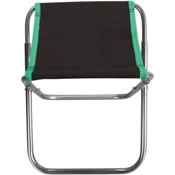Siège Chaise de Camping Portable Pliant tabourets de Plage en Plein air Mini Barbecue Outils (Green, One Size)