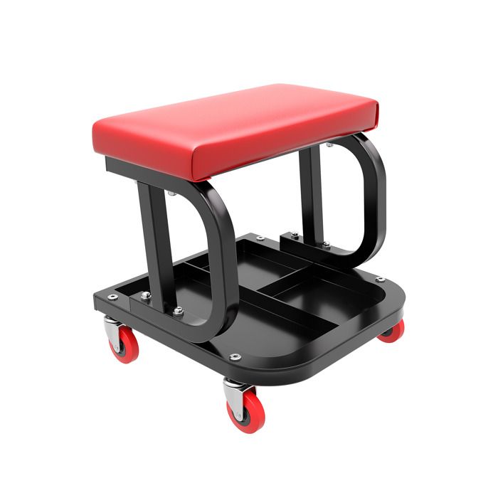 Wiltec Tabouret de mécanicien 37 5 x 36 x 38 5 cm Noir Rouge Servante d’atelier Mobile sur roulette Plateau Outils inclus Rangement Wiltec Tabouret de mécanicien 37 5 x 36 x 38 5 cm Noir Rouge Servante d’atelier Mobile sur roulette Plateau Outils inclus Rangement