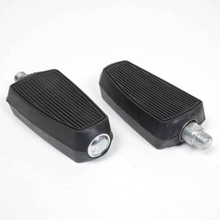 Lot De 2 Patins De Pédale Pour Mobylette Solex - Neufs, Blancs, Pièces D'origine