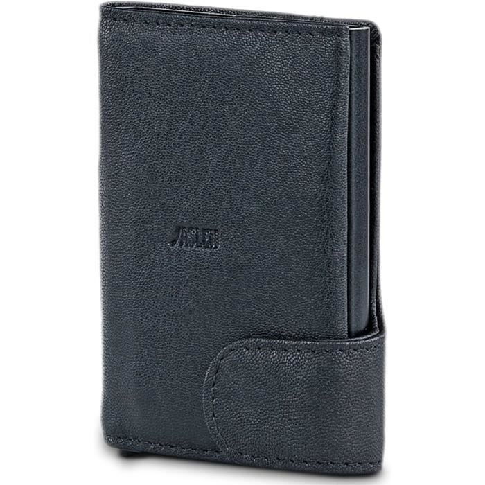 Portefeuille Bifold Violet Cuir Véritable Pour Homme/femme - Étagère à Cartes Et Support Banque - Fait Main
