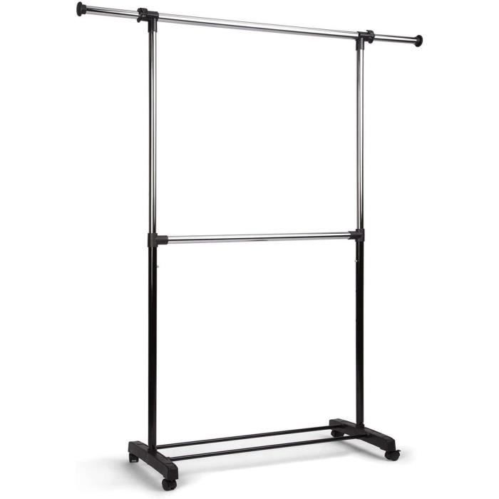 Penderie Roulante Moderne – 150cm, 3 Roulettes, Sans Marque – Neuve Sous Emballage