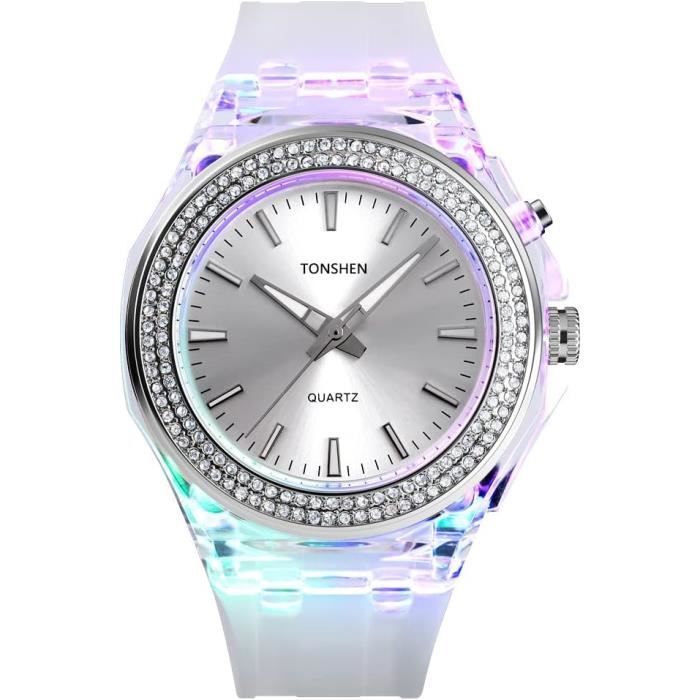 Montre à Quartz Me To You édition Collector - Cadran Blanc, Bracelet Cuir Bleu - Neuf