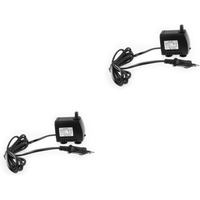 Pompe à Eau Submersible 15W - 1500 L/H - Pour Aquarium, Bassin, Fontaine - Débit Réglable Avec Protection Anti-sèche - 4