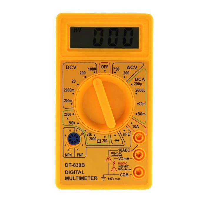 LCD Digital Buzzer Testeur Multimètre Voltmètre Ampèremètre Ohm Ac Dc Circuit de courant