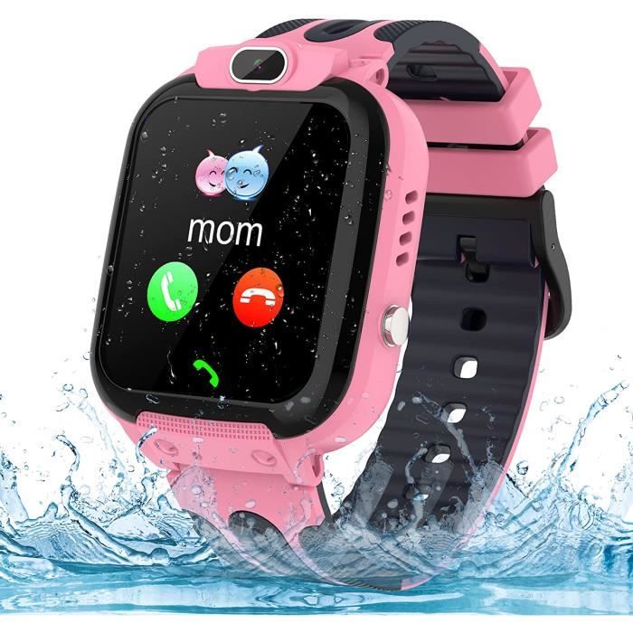 Montre GPS Enfant Tracker Montre Connectée Enfant Fille Garçon