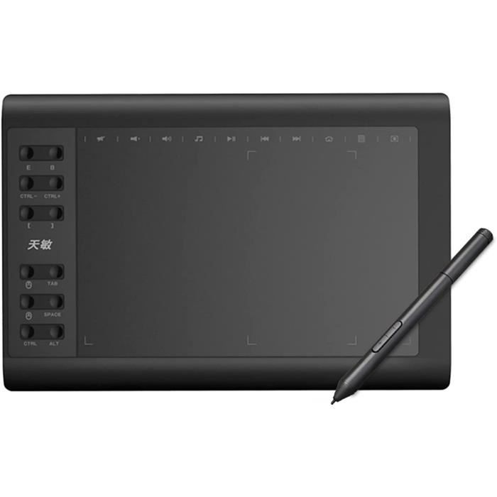 Graphique Dart Numérique,G10 Tablette de dessin graphique d'art