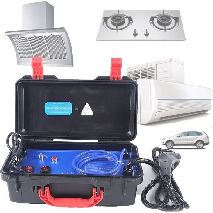 Nettoyeur Vapeur Portable OBEST - 280 Ml, Chauffage Rapide, 9 Accessoires, Pour Maison Et Voiture - 12