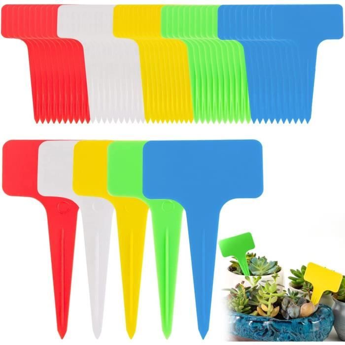 150 Étiquettes De Jardin Multicolores - Pour Plantes, Potager, Semis, 21x2 Cm
