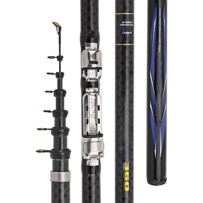 Cànne À Peche Telescopique, Pôle De Pêche Ultra Court Super Dur