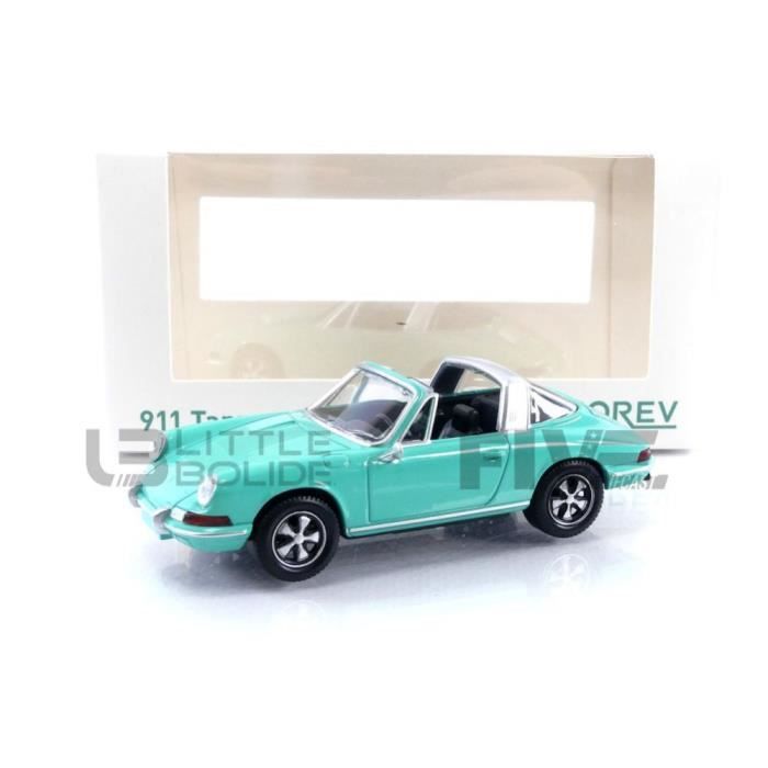Modèle Réduit Porsche 911S Targa 1969 Jaune échelle 1/43 - Norev Maxijet - Neuf Sous Boîte