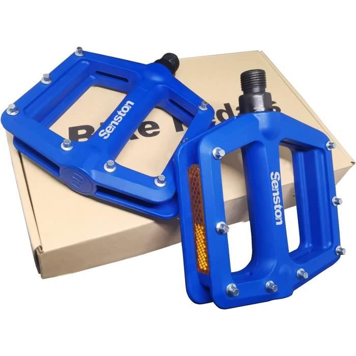 GEWAGE Pédales De Vélo SPD, Double Fonction Plate Et SPD Avec