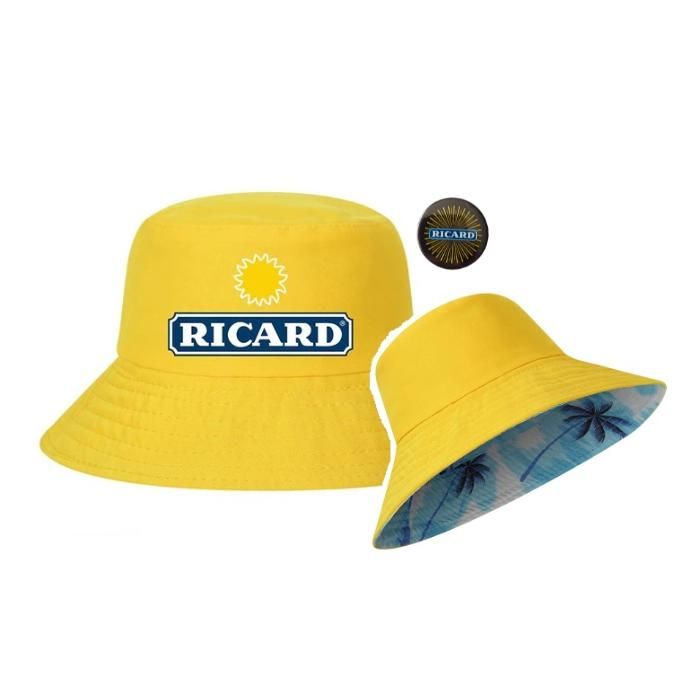Chapeau, casquette, bob Ricard jaune réversible - Rick Boutick - Cdiscount  Prêt-à-Porter