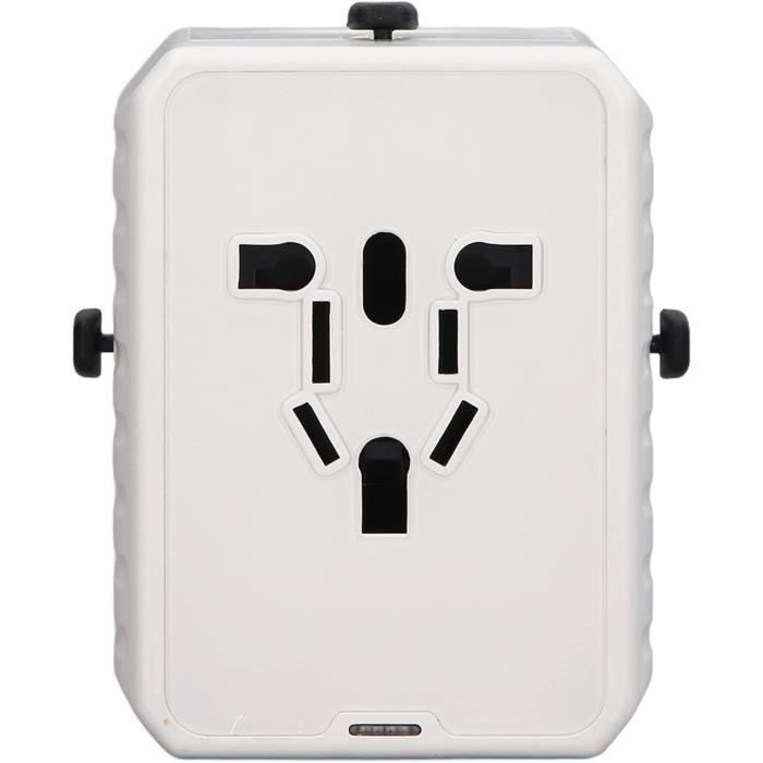 Adaptateur De Voyage Universel US/UK Vers EU - Compact 2 Broches - Pour Smartphone, Ordinateur, Appareil Photo
