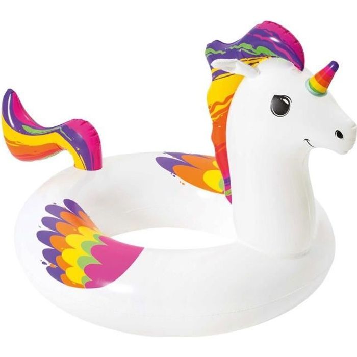 Bouée ronde licorne Fantasy BESTWAY Diamètre 91 cm PVC